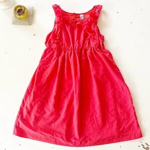 Zara Girl Sleeveless Dress In Crimson Red size 12-13Y